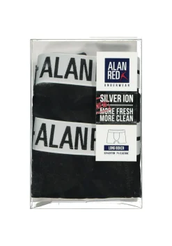 ALAN RED boxershorts (2-pack), zwart