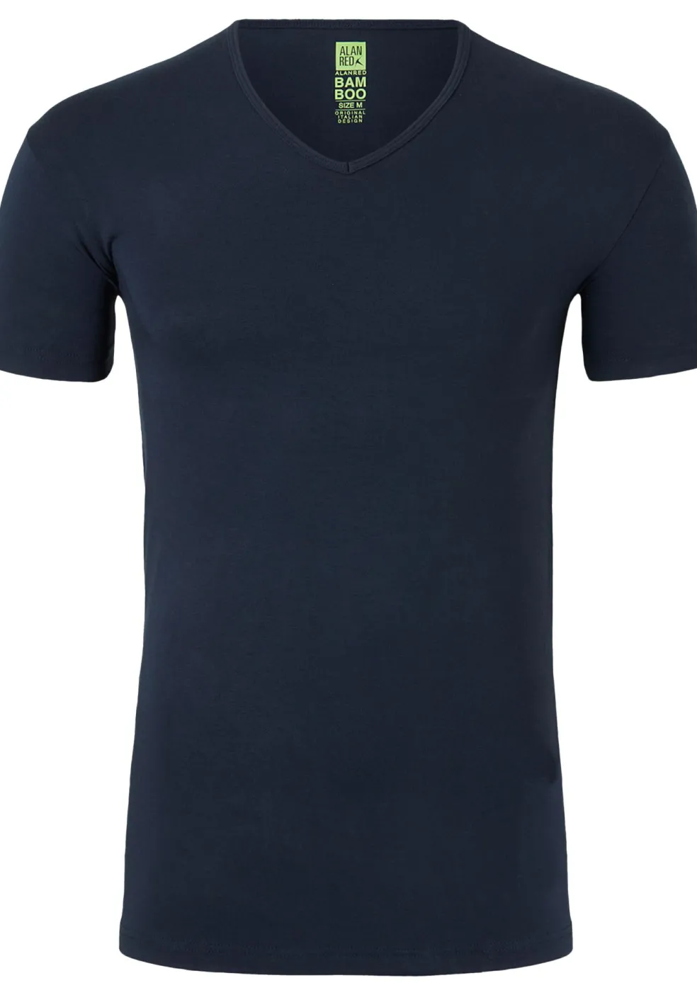 ALAN RED T-shirt Baltimora bamboo (1-pack), V-hals stretch, blauw