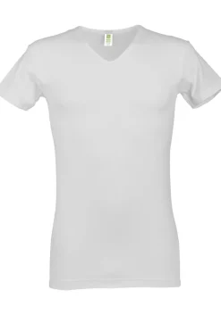 ALAN RED T-shirt Baltimora bamboo (1-pack), V-hals stretch, wit