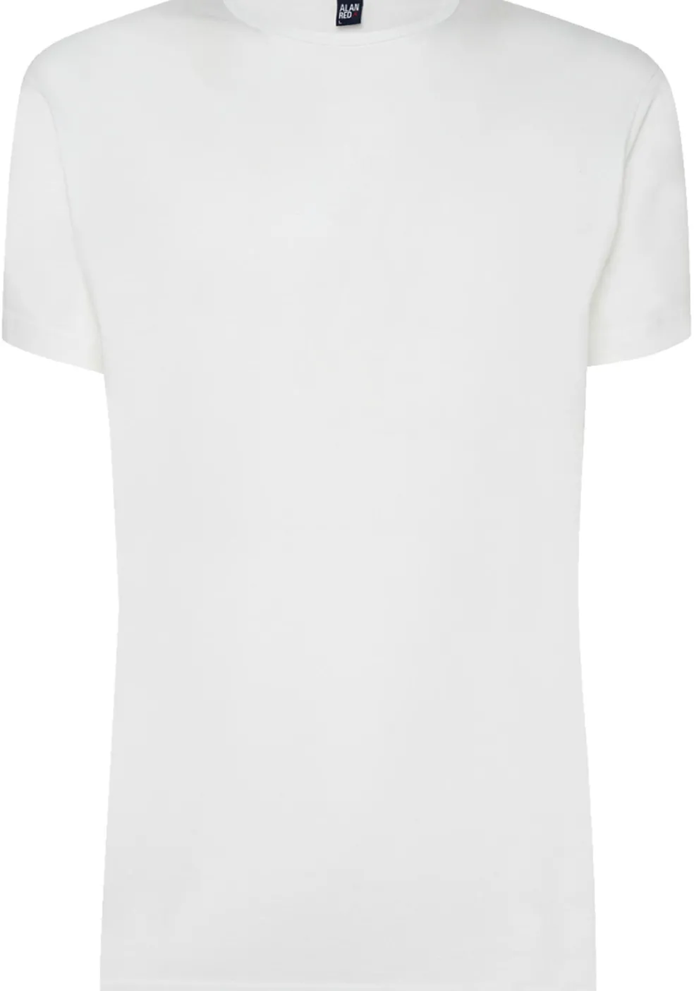 ALAN RED T-shirts Derby (2-pack), O-hals, wit en grijs melange