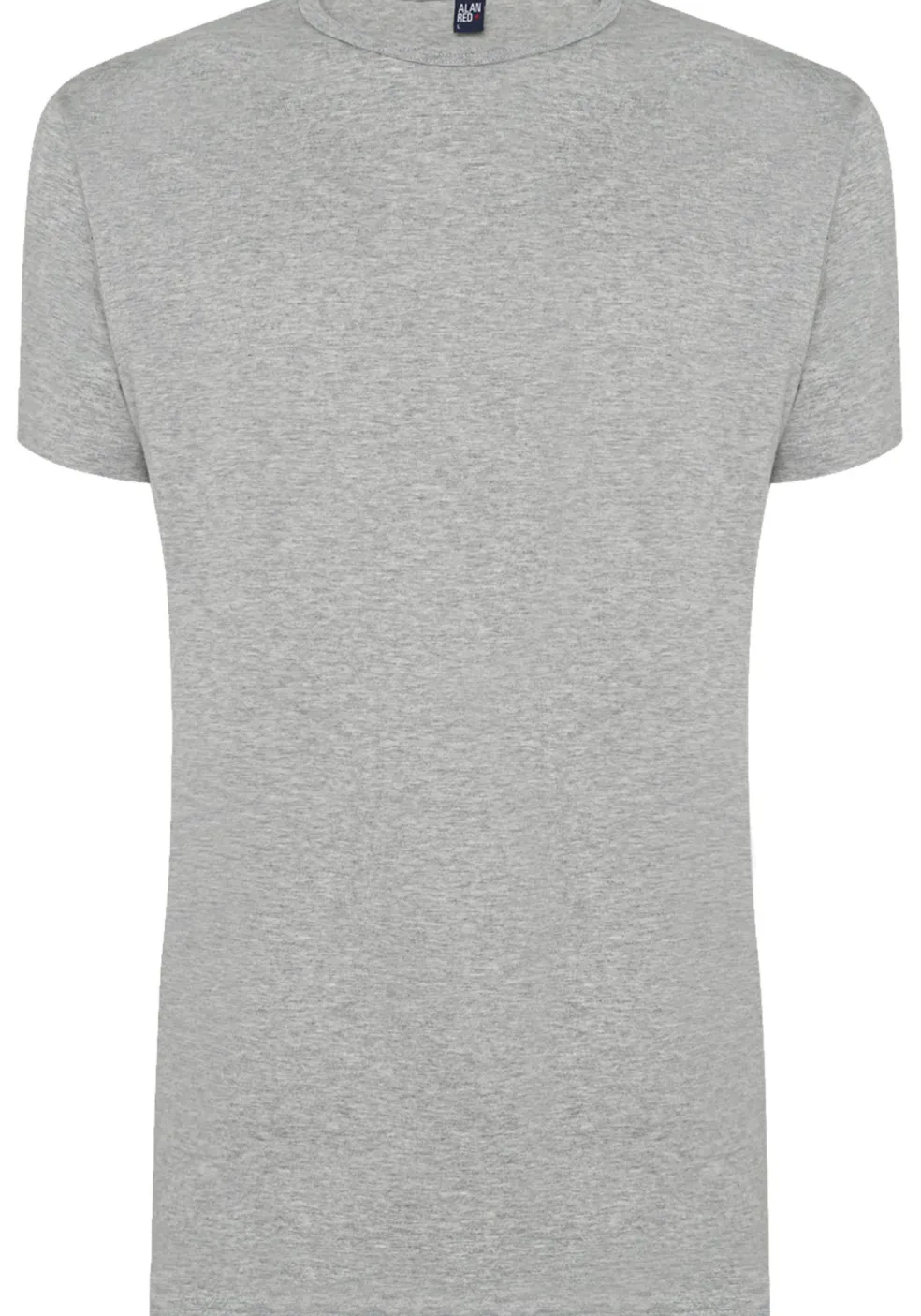 ALAN RED T-shirts Derby (2-pack), O-hals, wit en grijs melange