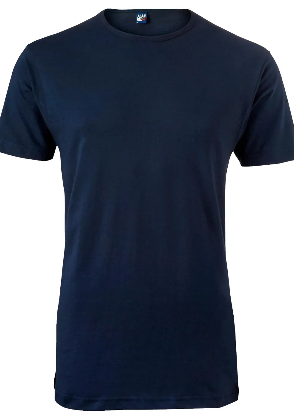 ALAN RED T-shirts Ottawa (2-pack), O-hals stretch, donker blauw