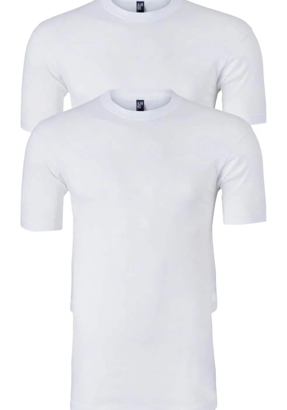 ALAN RED T-shirts Virginia extra lang (2-pack), O-hals, wit