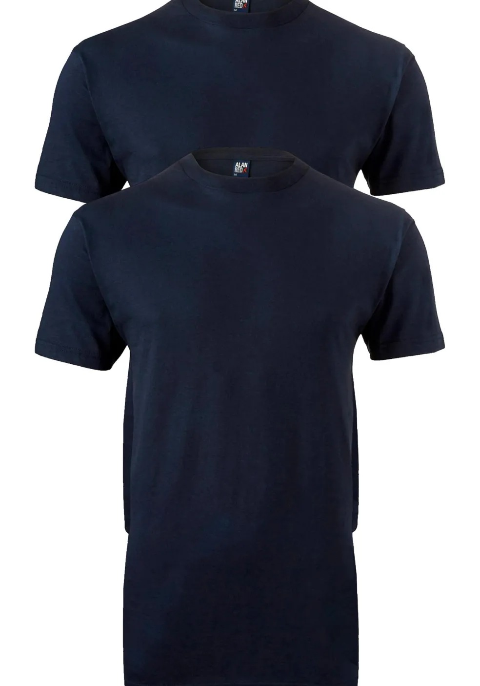 ALAN RED T-shirts Virginia (2-pack), O-hals, donker blauw