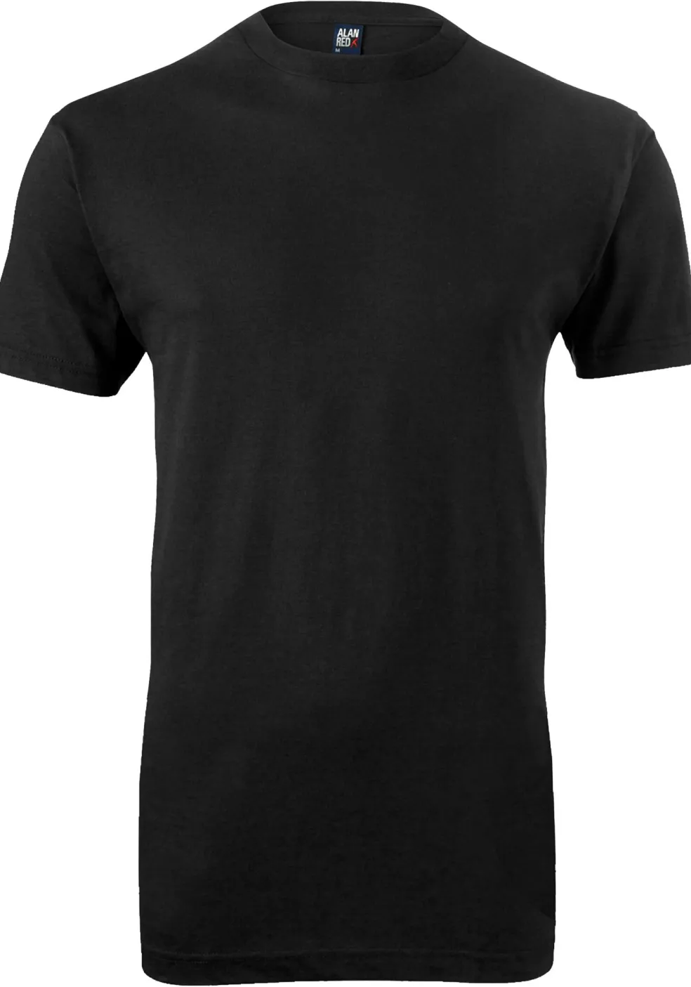 ALAN RED T-shirts Virginia (2-pack), O-hals, zwart