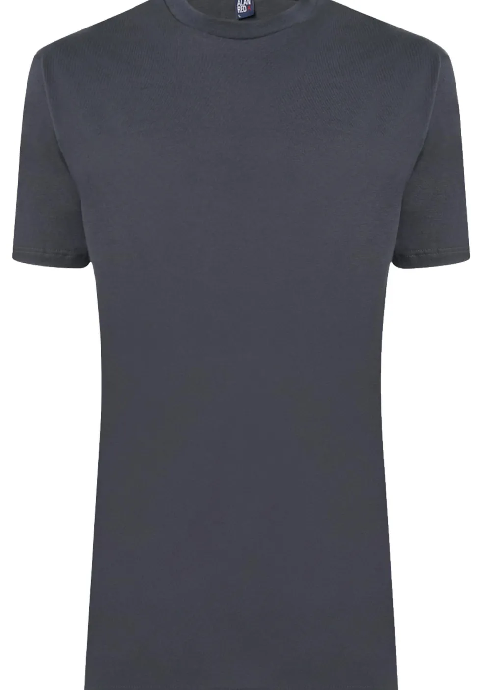 ALAN RED T-shirts Virginia (2-pack), O-hals, wit en antraciet grijs