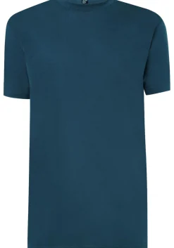 ALAN RED T-shirts Virginia (2-pack), O-hals, wit en denim blauw