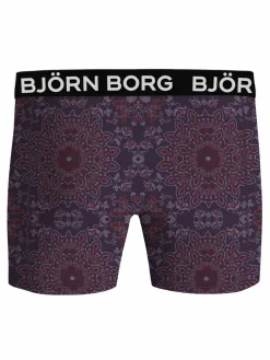 Bjorn Borg Bamboo Cotton Blend boxers, heren boxers normale lengte (2-pack), multicolor