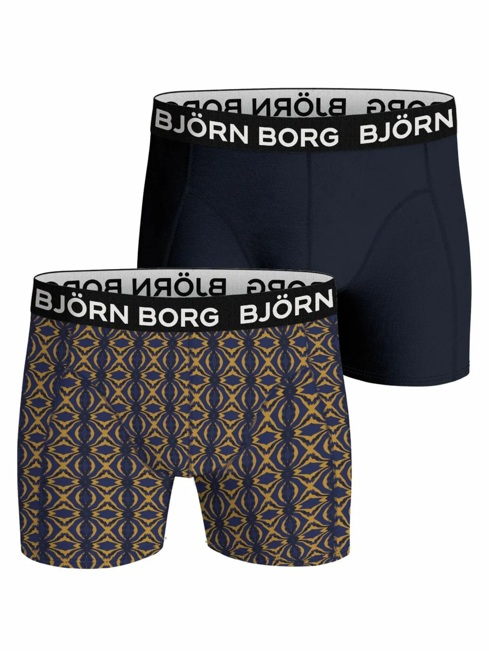 Bjorn Borg Bamboo Cotton Blend boxers, heren boxers normale lengte (2-pack), multicolor