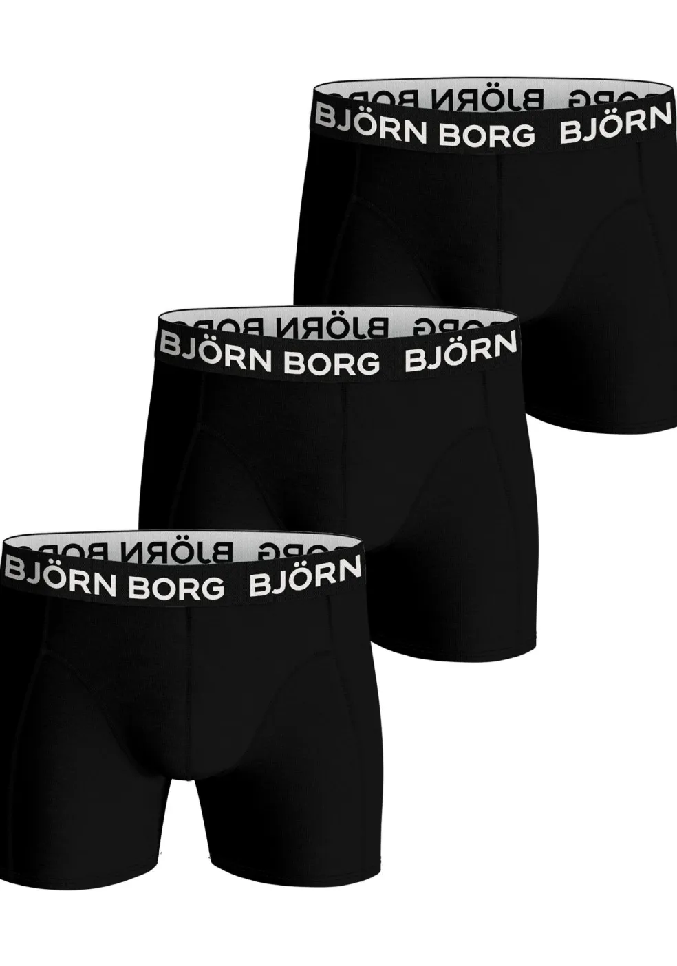 Bjorn Borg Bamboo Cotton Blend boxers, heren boxers normale lengte (3-pack), multicolor