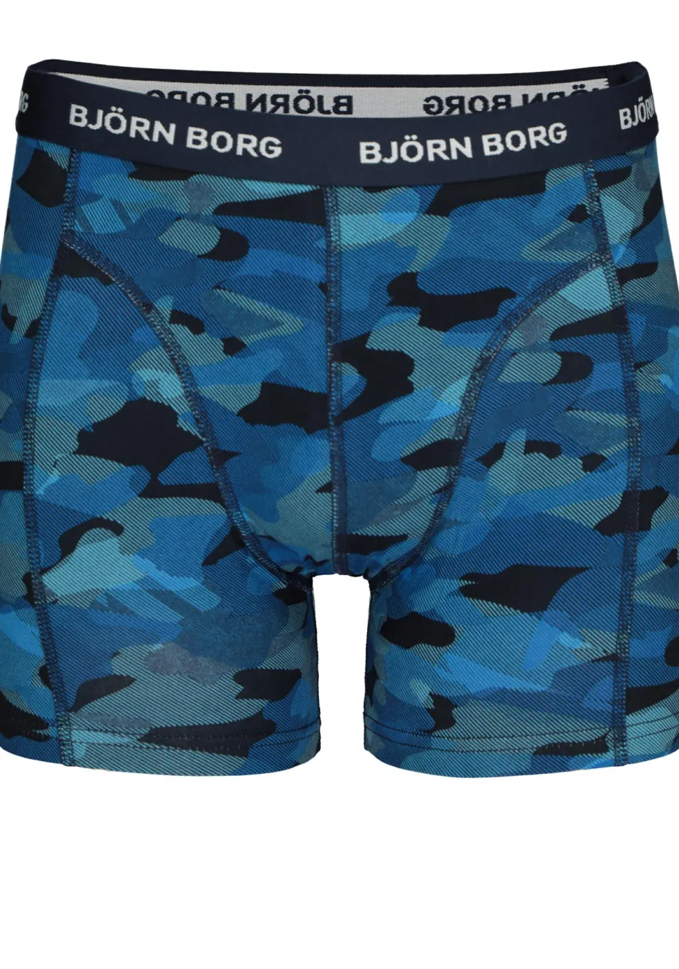 Bjorn Borg boxershorts Essential (3-pack), heren boxers normale lengte, blauw Total Eclipse
