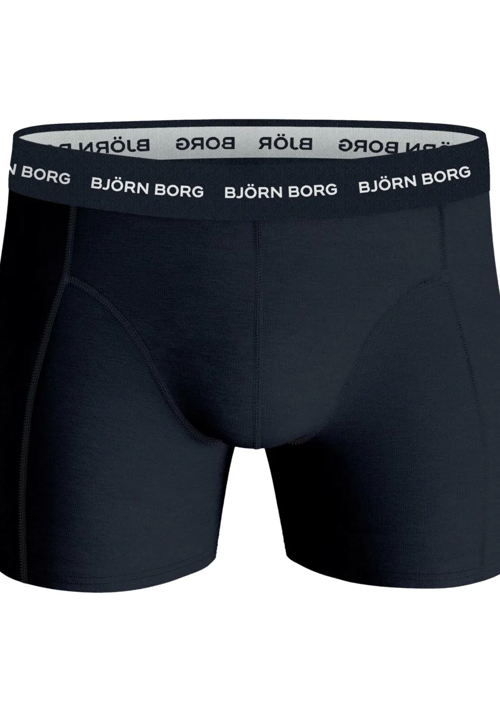 Bjorn Borg boxershorts Essential (3-pack), heren boxers normale lengte, blauw Total Eclipse
