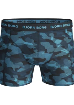 Bjorn Borg boxershorts Essential (3-pack), heren boxers normale lengte, blauw Total Eclipse