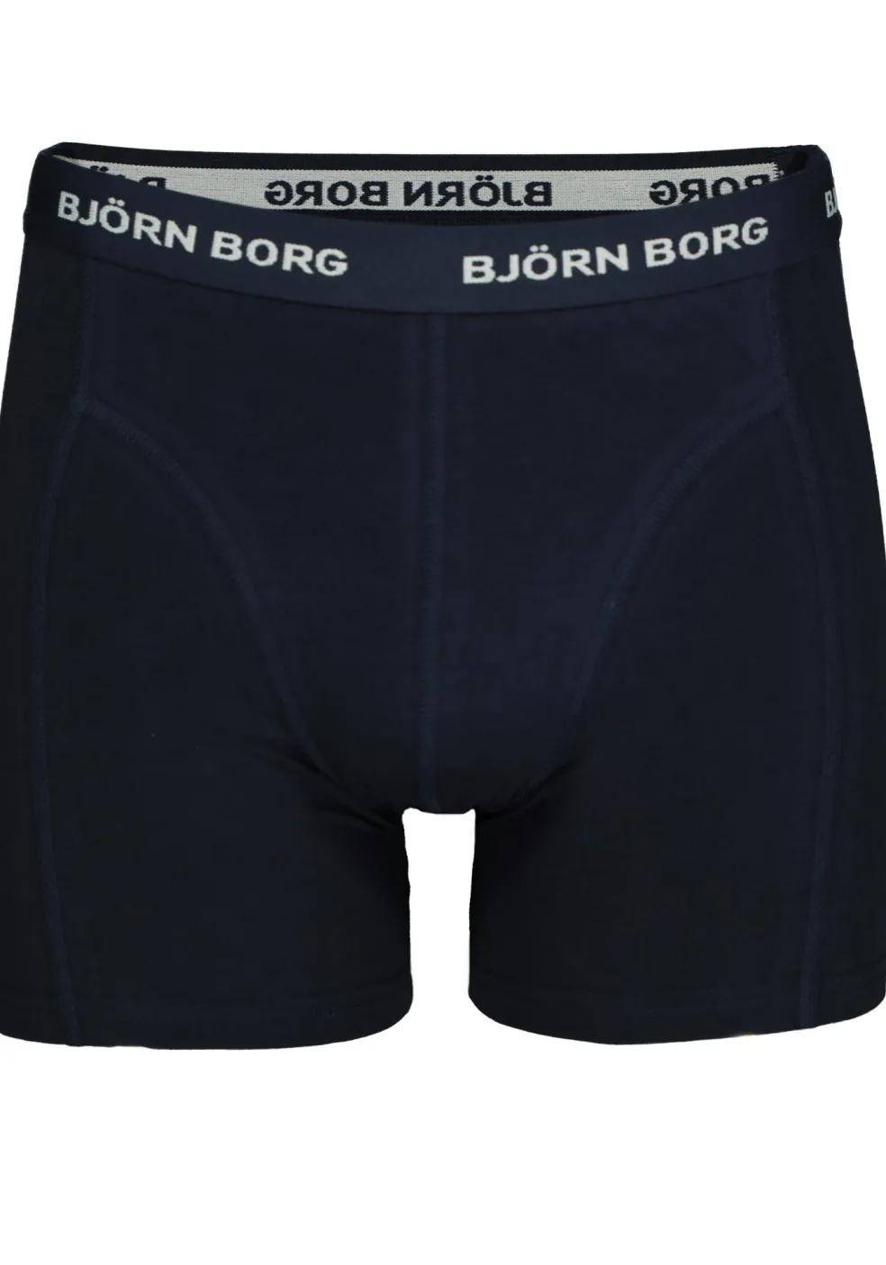 Bjorn Borg boxershorts Essential (5-pack), heren boxers normale lengte, zwart, donkerblauw, blauw, kobaltblauw en grijs