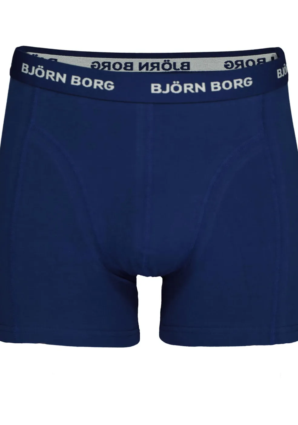Bjorn Borg boxershorts Essential (5-pack), heren boxers normale lengte, zwart, donkerblauw, blauw, kobaltblauw en grijs