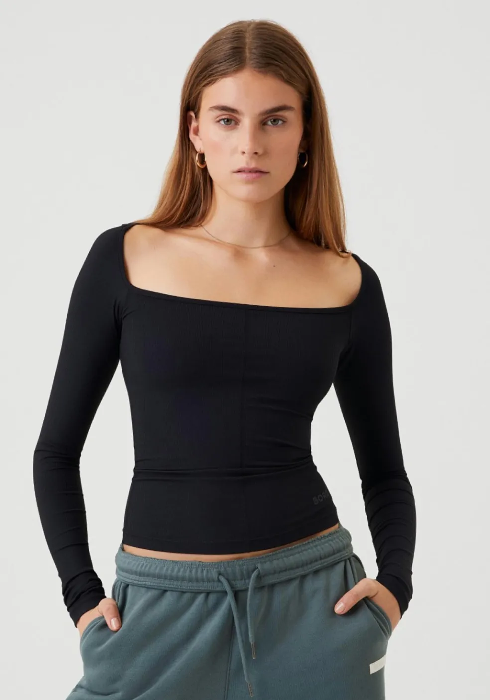 Bjorn Borg dames Studio ballerina long sleeve, zwart