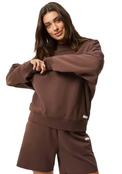 Bjorn Borg dames Studio Oversized Crew, bruin