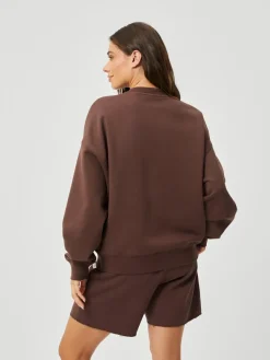 Bjorn Borg dames Studio Oversized Crew, bruin