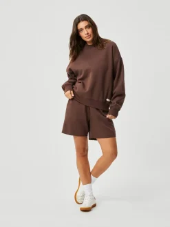 Bjorn Borg dames Studio Oversized Crew, bruin
