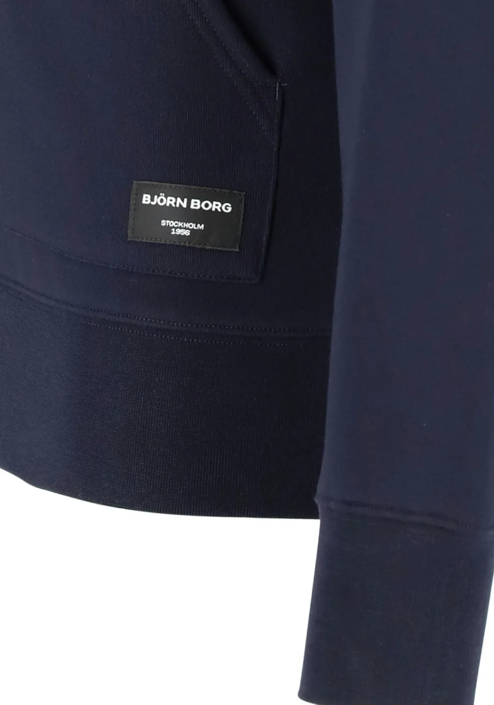 Bjorn Borg hoodie jacket, heren sweatvest dik, blauw