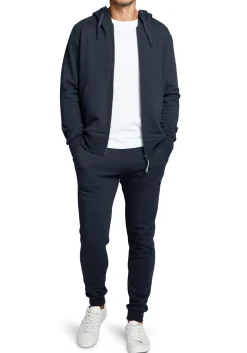 Bjorn Borg hoodie jacket, heren sweatvest dik, blauw