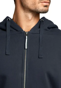 Bjorn Borg hoodie jacket, heren sweatvest dik, blauw