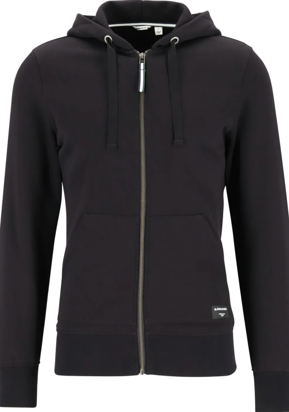 Bjorn Borg hoodie jacket, heren sweatvest dik, zwart