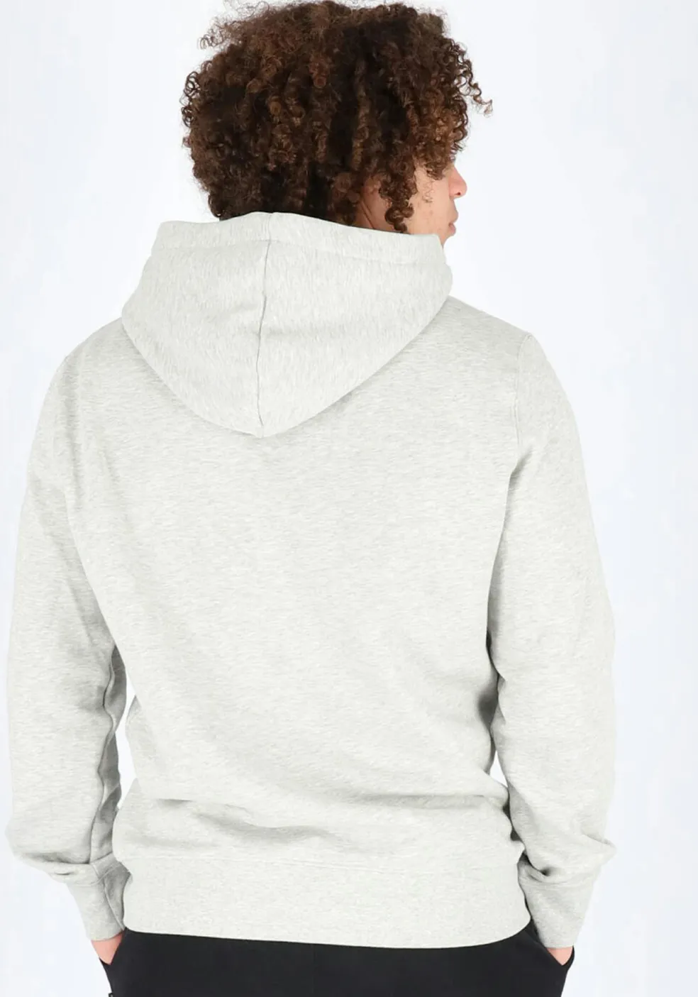 Bjorn Borg hoodie sweatshirt, heren trui met capuchon dik, lichtgrijs melange