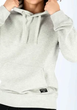 Bjorn Borg hoodie sweatshirt, heren trui met capuchon dik, lichtgrijs melange