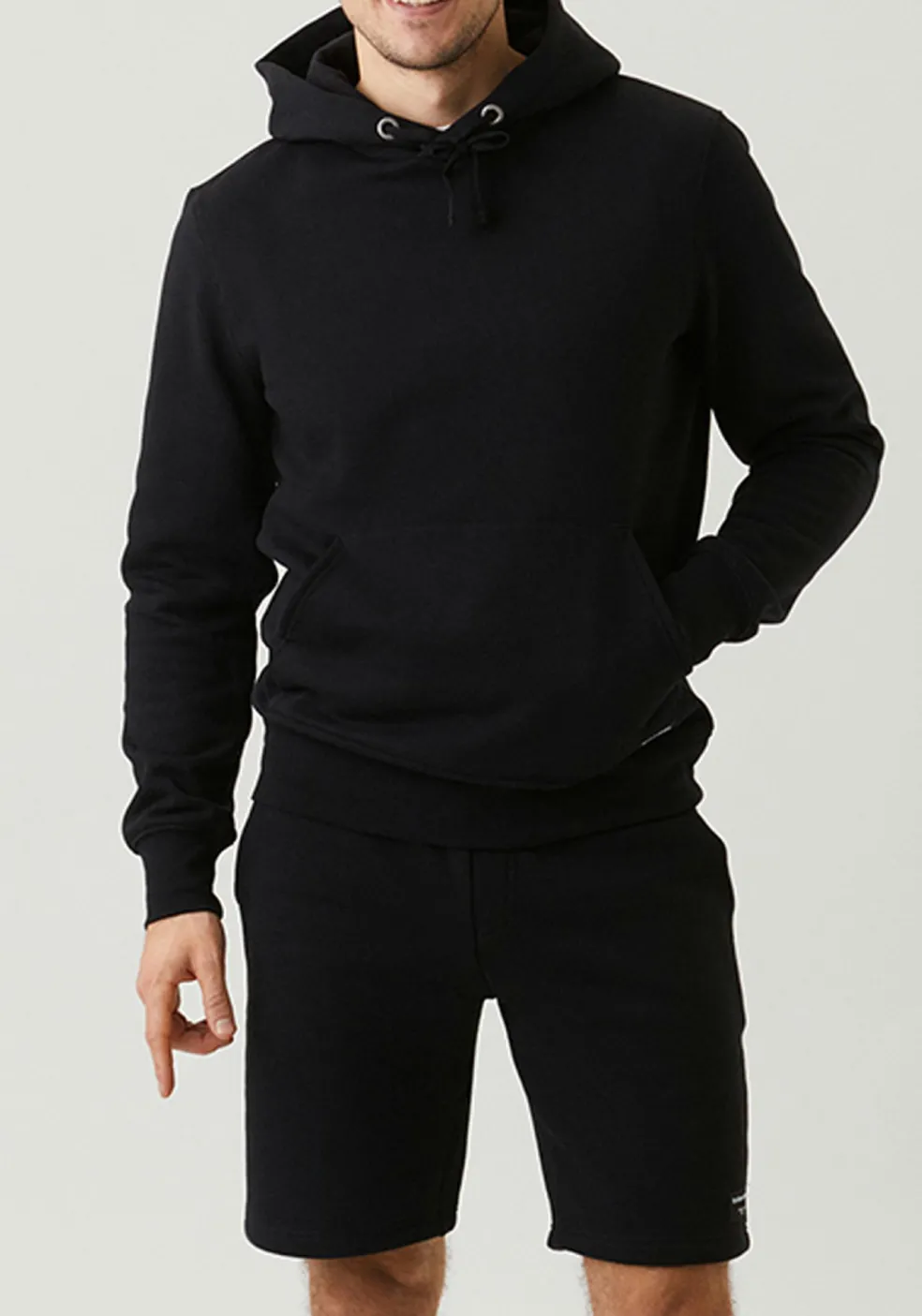 Bjorn Borg hoodie sweatshirt, heren trui met capuchon dik, zwart