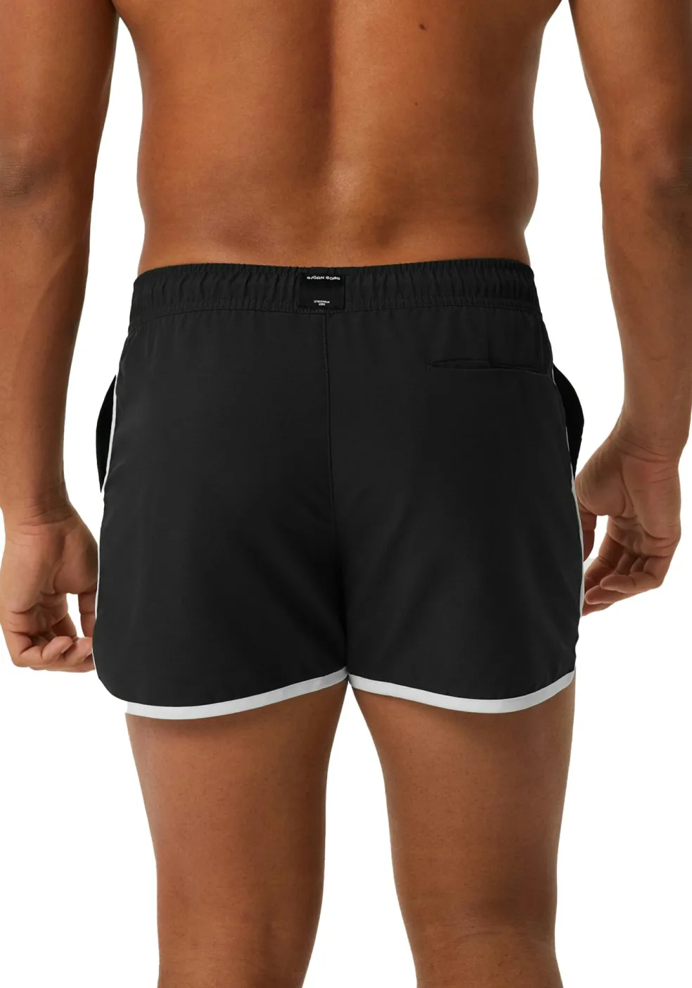 Bjorn Borg Retro Swim Shorts, heren zwembroek, zwart