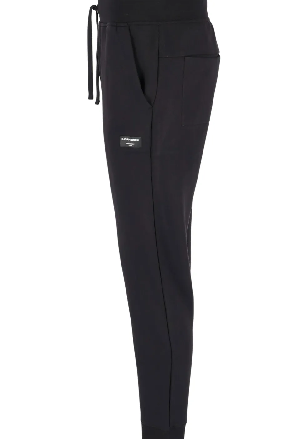 Bjorn Borg tapered pant, heren joggingbroek dik, zwart