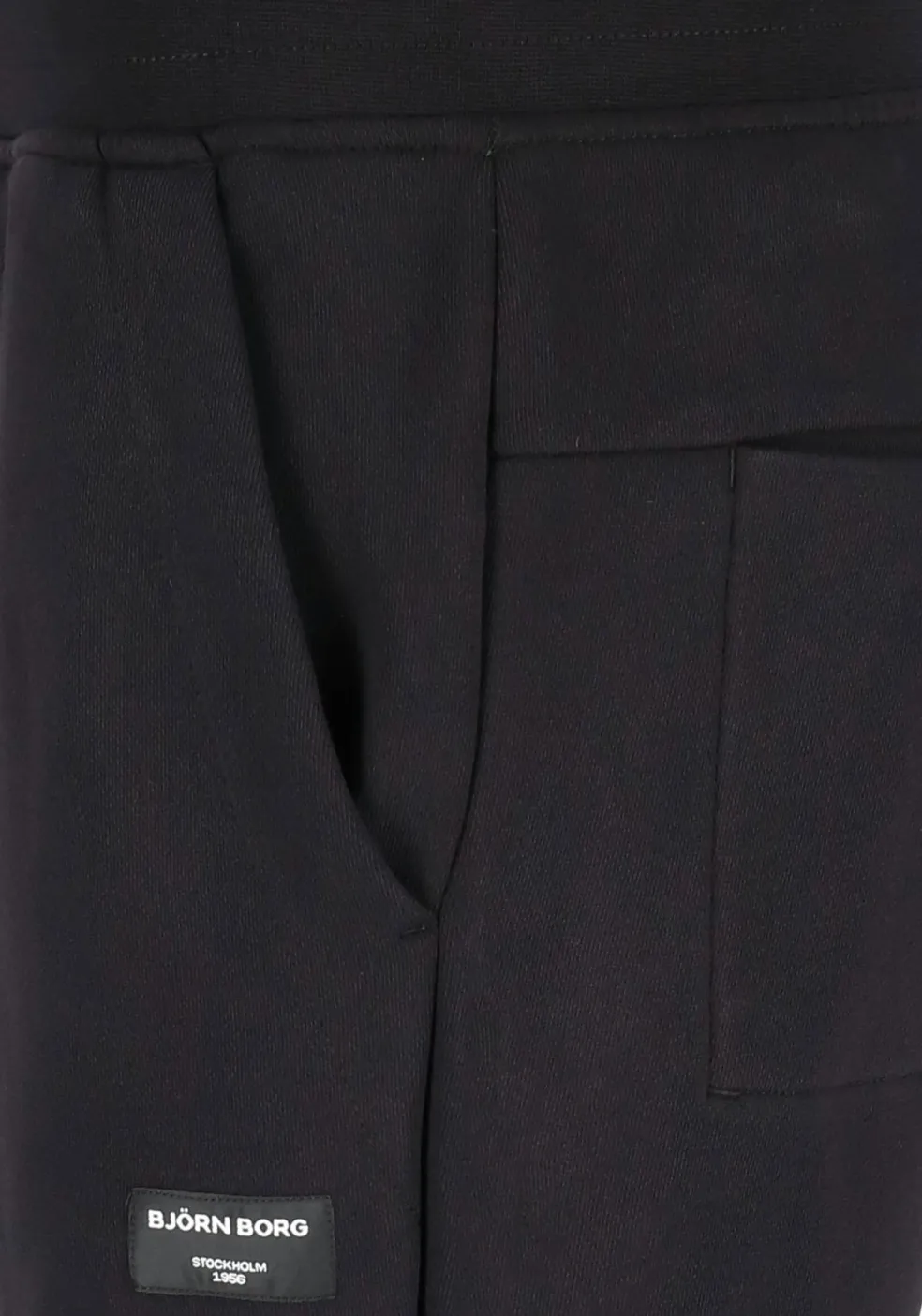 Bjorn Borg tapered pant, heren joggingbroek dik, zwart