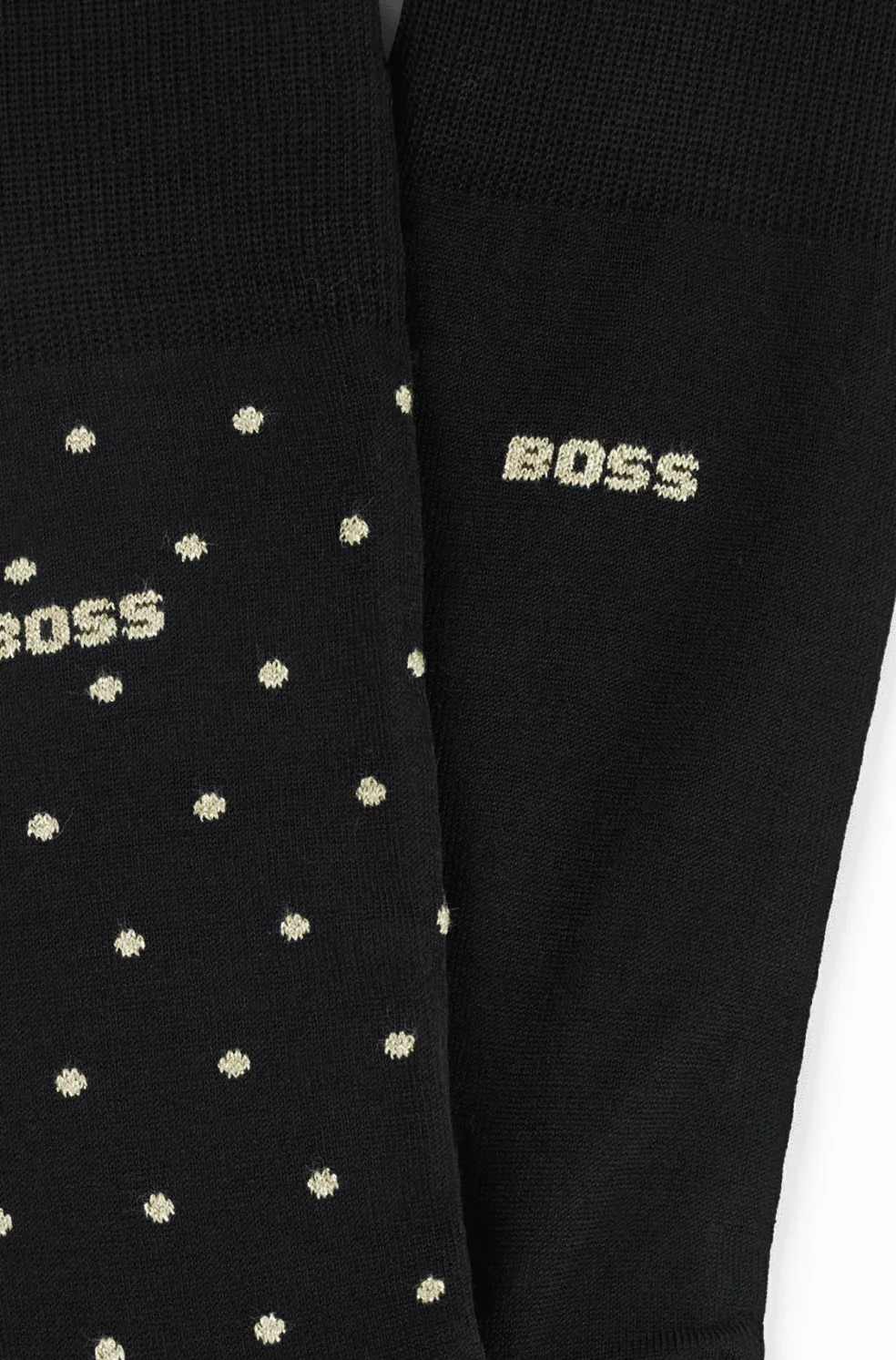 BOSS cadeauset herensokken (2-pack), zwart en zwart gestipt