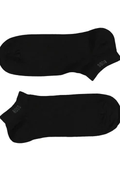 BOSS enkelsokken (2-pack), heren sneaker sokken katoen, zwart