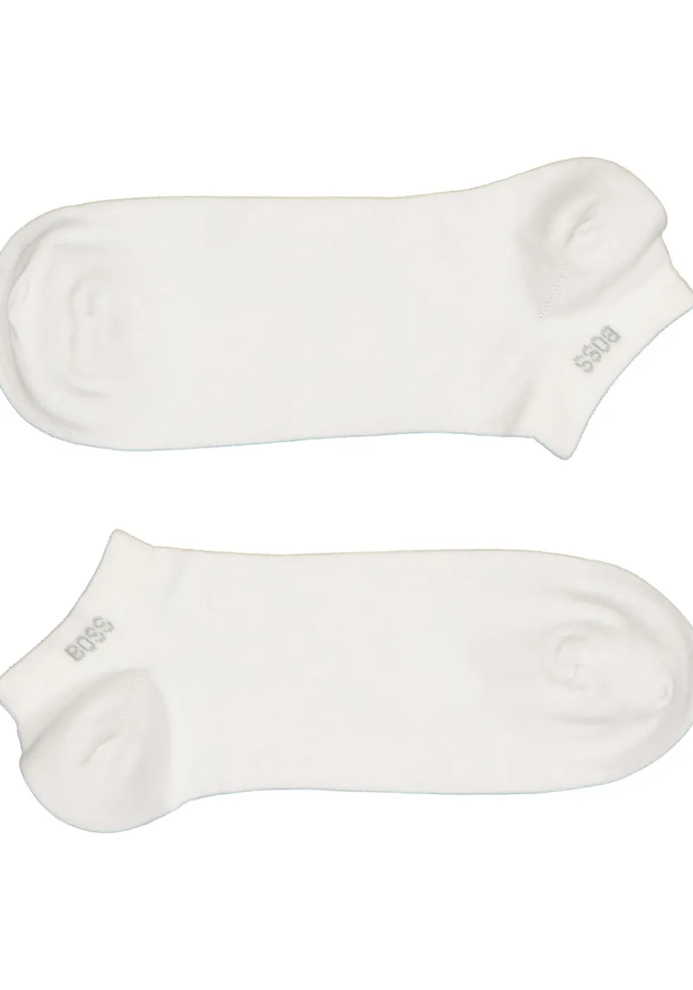 BOSS enkelsokken (2-pack), heren sneaker sokken katoen, wit
