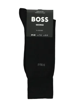 BOSS George uni (1-pack), herensokken katoen, zwart