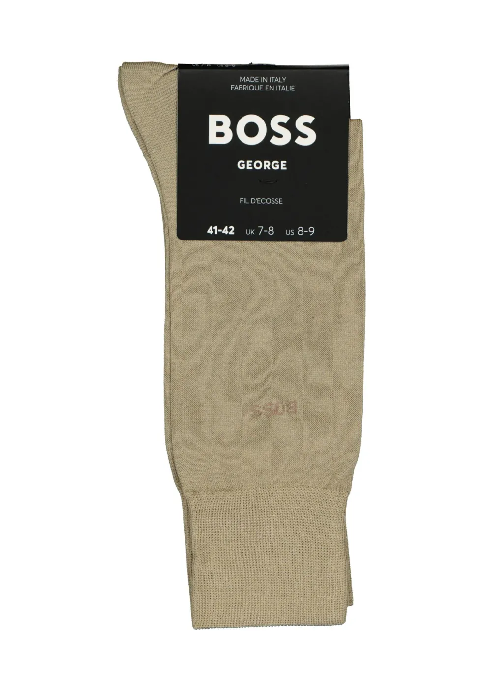 BOSS George uni (1-pack), herensokken katoen, beige