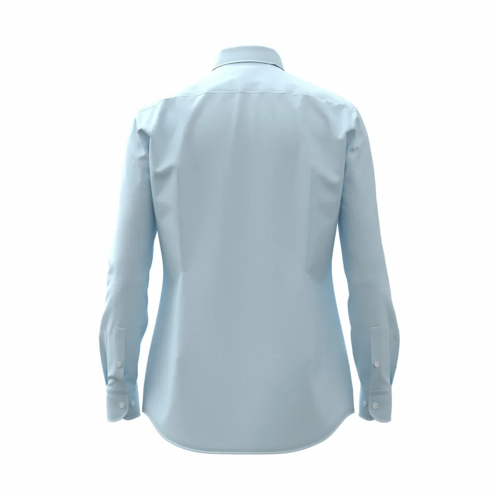 BOSS Hank slim fit overhemd, popeline, blauw