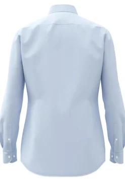 BOSS Hank slim fit overhemd, popeline, blauw