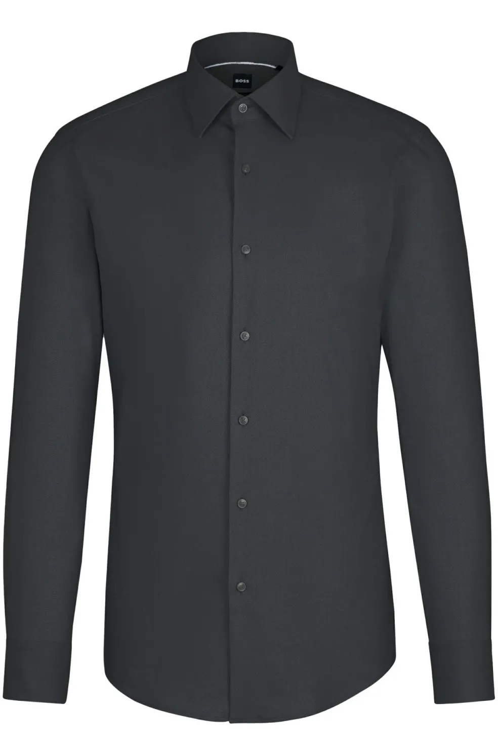 BOSS Hank slim fit overhemd, twill, grijs