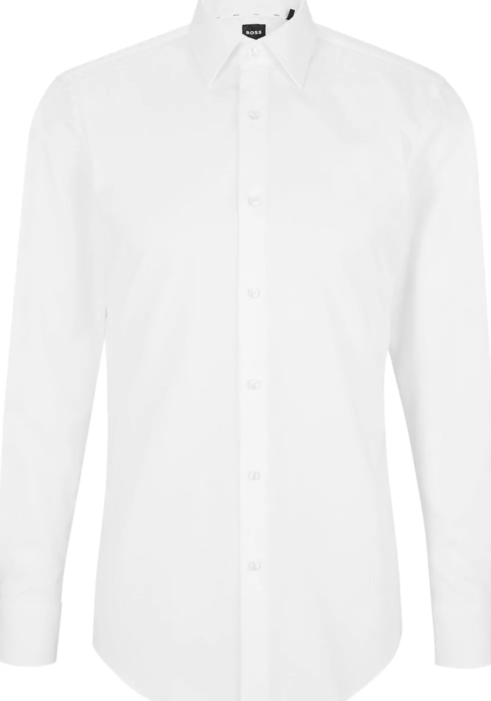 BOSS Hank slim fit overhemd, twill, wit