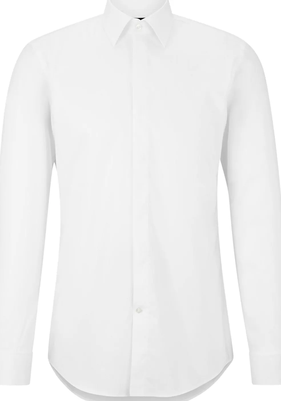 BOSS Hank slim fit smoking overhemd, popeline, wit