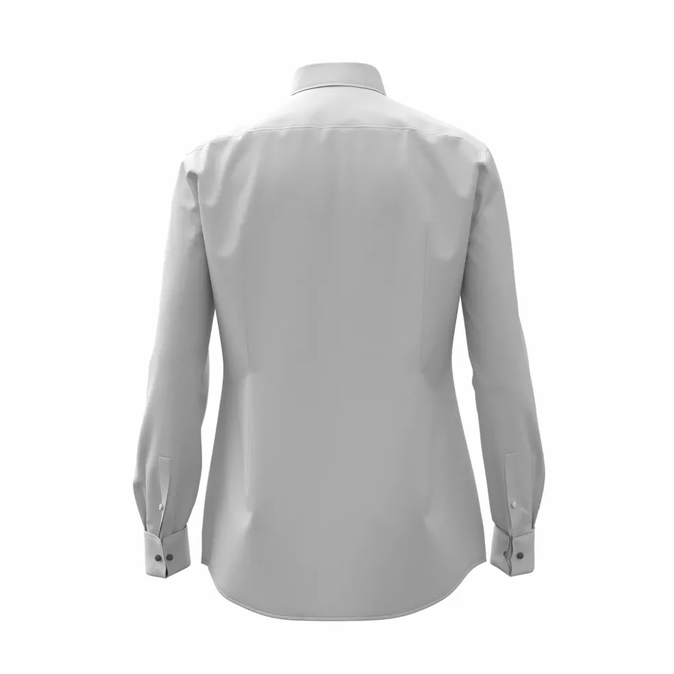 BOSS Hank slim fit smoking overhemd, twill, wit