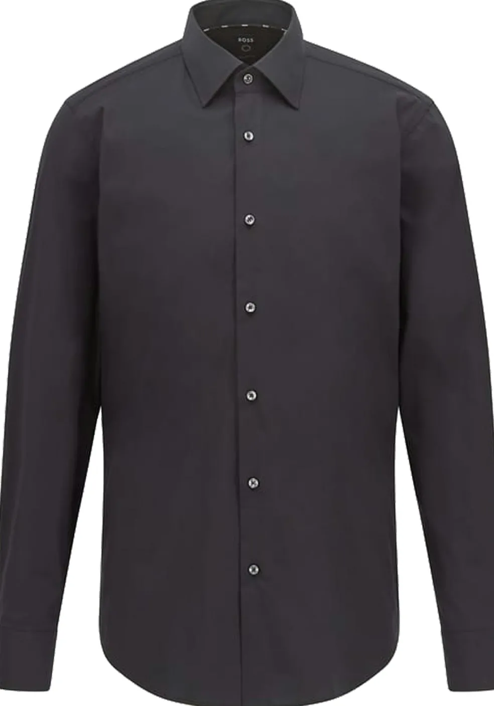 BOSS Joe regular fit overhemd, popeline, zwart