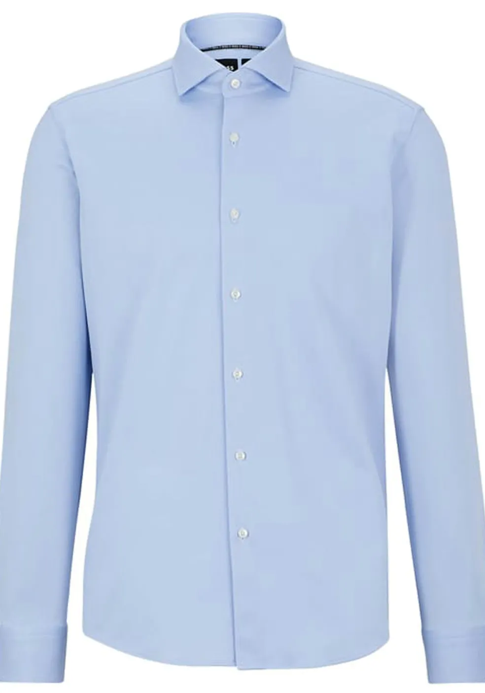 BOSS Joe regular fit overhemd, structuur, blauw