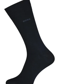 BOSS John uni (1-pack), herensokken wol met katoen, donkerblauw