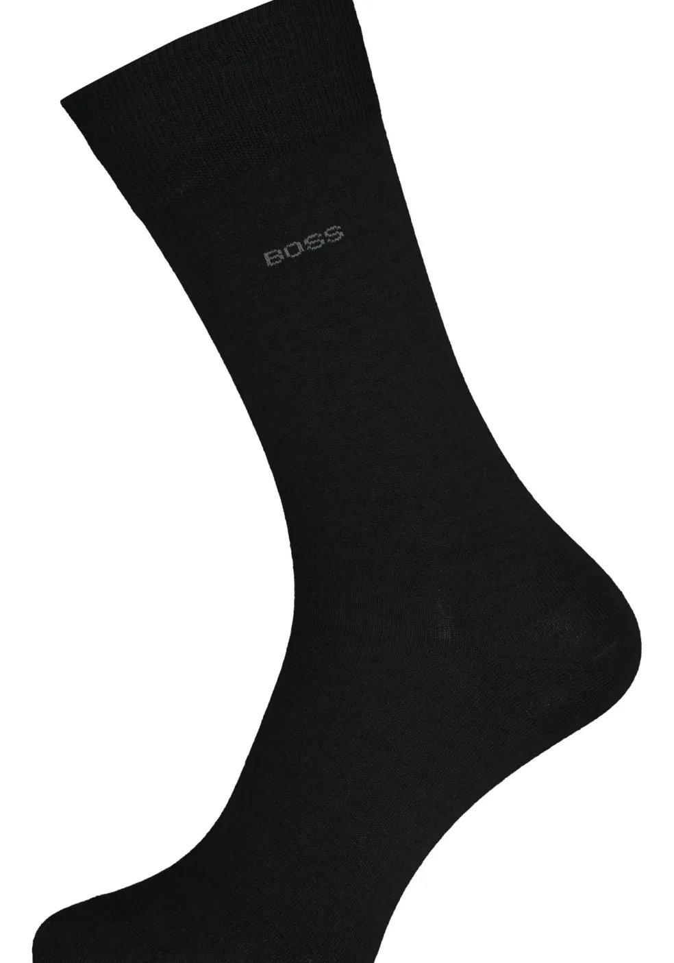 BOSS John uni (1-pack), herensokken wol met katoen, zwart