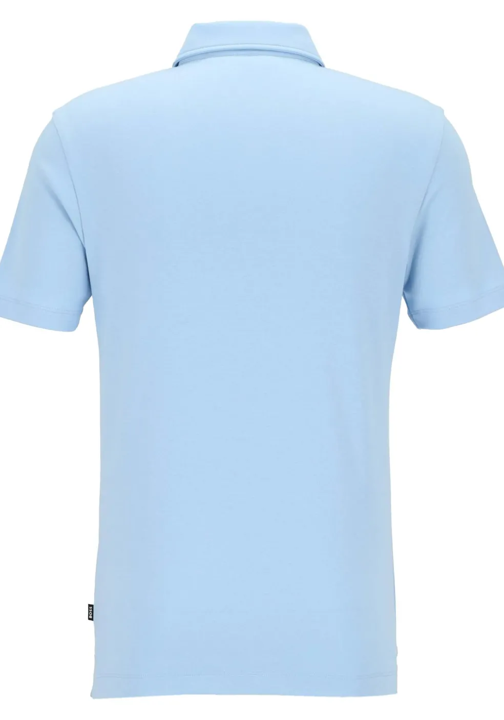 BOSS Palosh slim fit heren polo, pique, lichtblauw