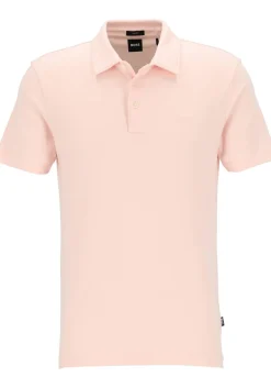 BOSS Palosh slim fit heren polo, pique, lichtroze